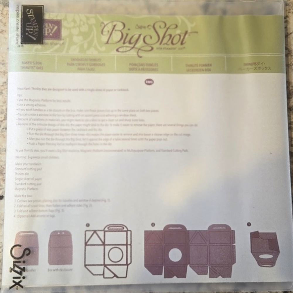 New Stampin' Up! Homemade For You Stamp Set & Bakers Box Thinlits Dies - Picture 5 of 7